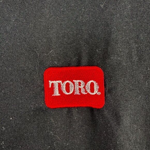 Toro Turf Professionals Club Windbreaker Mens XXL Black Outdoor Jacket‎ Lawncare - Picture 4 of 14